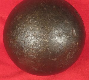 Confederate 12 Pounder Solid Shot Cannonball