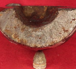 Confederate Used 3.6" Britten Star Cavity Shell - CSS Georgianna Shipwreck