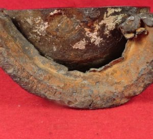 Confederate Used 3.6" Britten Star Cavity Shell - CSS Georgianna Shipwreck