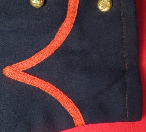 U.S. Regulation Civil War Light Artillery Shell Jacket 