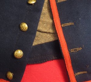 U.S. Regulation Civil War Light Artillery Shell Jacket 