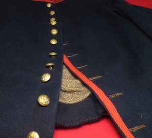 U.S. Regulation Civil War Light Artillery Shell Jacket 