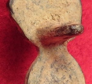 Cape Pin/Watch Fob - "Flaming Bomb" 