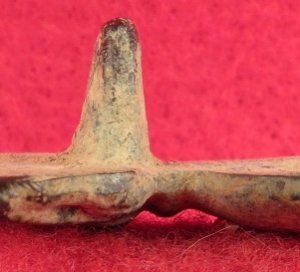 Cape Pin/Watch Fob - "Flaming Bomb" 