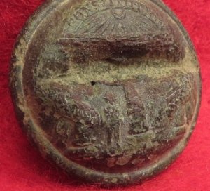 Georgia State Seal Coat Button - STRUCK!