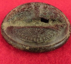 Georgia State Seal Coat Button - STRUCK!