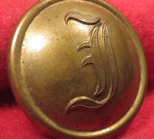 Confederate Script Infantry Button - William Bird Co. / London