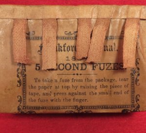 1864 Frankfort Arsenal Fuze Pack