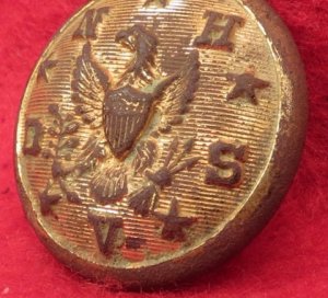 National Home Disabled Solders & Veterans Coat Button - Post War