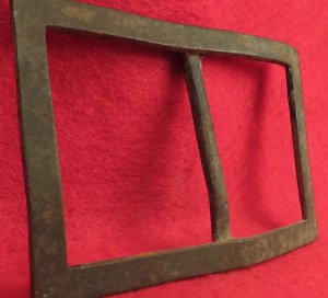 Confederate Forked Tongue Buckle - Frame Only