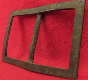 Confederate Forked Tongue Buckle - Frame Only