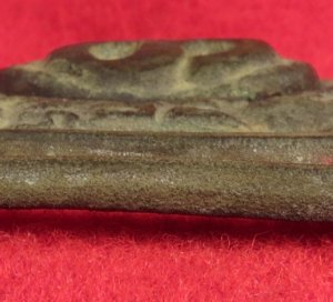 Confederate Two-Piece Tongue and Wreath Belt Buckle - "Leech and Rigdon" - Catlett Collection