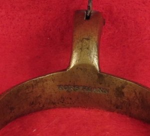 US Model 1859 Brass Spur Marked ''HORSTMANN"