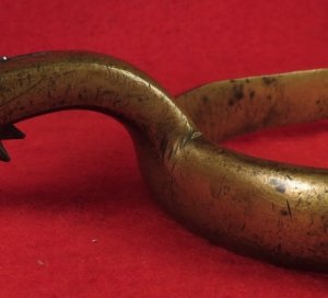 US Model 1859 Brass Spur Marked ''HORSTMANN"