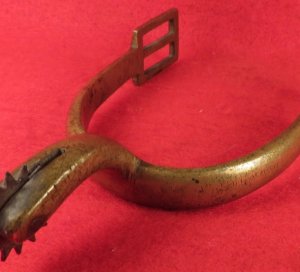 US Model 1859 Brass Spur Marked ''HORSTMANN"