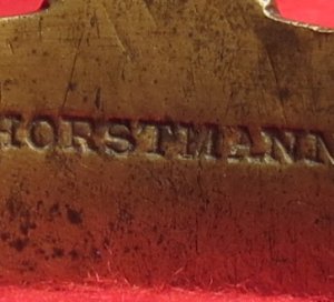 US Model 1859 Brass Spur Marked ''HORSTMANN"