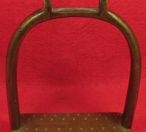 Brass Artillery Stirrup Marked "US" / "Watervliet Arsenal NY" / "P.V.H." 