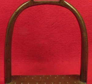 Brass Artillery Stirrup Marked "US" / "Watervliet Arsenal NY" / "P.V.H." 