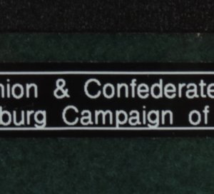 Union & Confederate Petersburg Campaign Relic Display