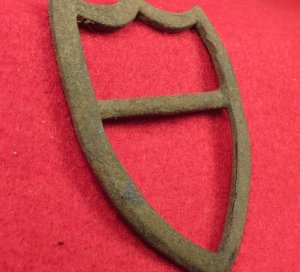 Brass Saddle Shield