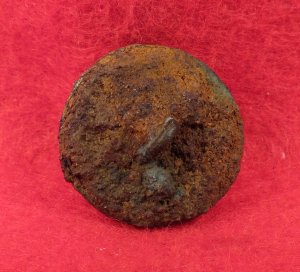 Confederate Artillery "Block A" Coat Button