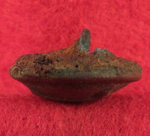 Confederate Artillery "Block A" Coat Button