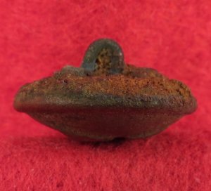 Confederate Artillery "Block A" Coat Button