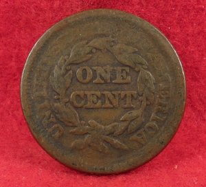 Liberty Braided Hair Cent Dated 1851