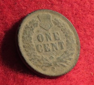 Indian Head Cent Dated 1898