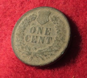 Indian Head Cent Dated 1898