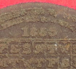 Calendar Pocket Disc 1853 - 1854