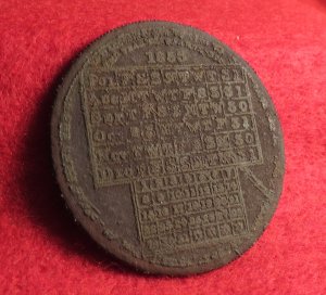 Calendar Pocket Disc 1853 - 1854