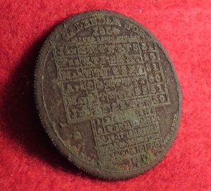 Calendar Pocket Disc 1853 - 1854