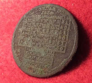 Calendar Pocket Disc 1853 - 1854