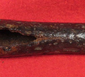 Exploded Musket Barrel - Muzzle Portion