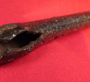 Exploded Musket Barrel - Muzzle Portion