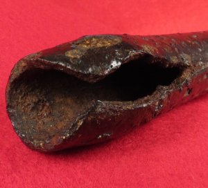 Exploded Musket Barrel - Muzzle Portion