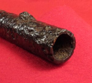 Exploded Musket Barrel - Muzzle Portion