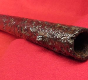 Exploded Musket Barrel - Muzzle Portion