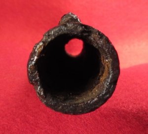 Exploded Musket Barrel - Muzzle Portion