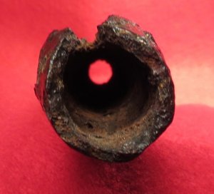 Exploded Musket Barrel - Muzzle Portion