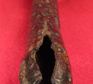 Exploded Musket Barrel - Muzzle Portion