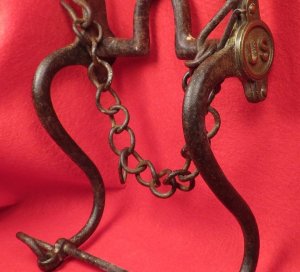 Model 1859 Cavalry Horse Curb Bit with "US" Bosses