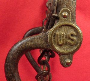 Model 1859 Cavalry Horse Curb Bit with "US" Bosses