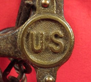 Model 1859 Cavalry Horse Curb Bit with "US" Bosses