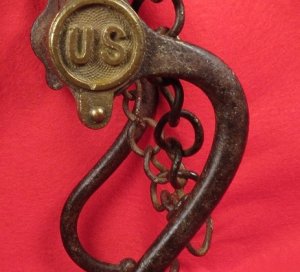 Model 1859 Cavalry Horse Curb Bit with "US" Bosses