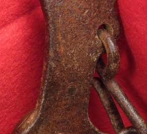 Model 1859 Cavalry Horse Curb Bit with "US" Bosses