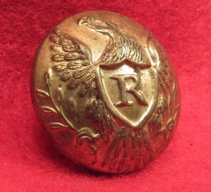 Federal Rifleman Coat Button