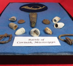 Excavated Civil War Relics - Corinth, Mississippi