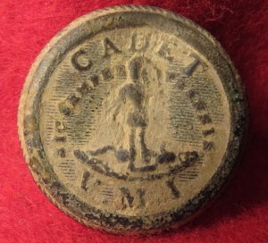 Virginia Military Institute Cadet Button - R & W Robinson